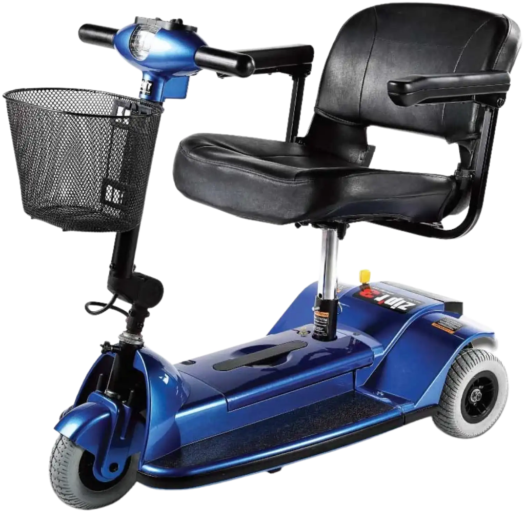 Zip'r 3-Wheel Travel Mobility Scooter Blue Open Box