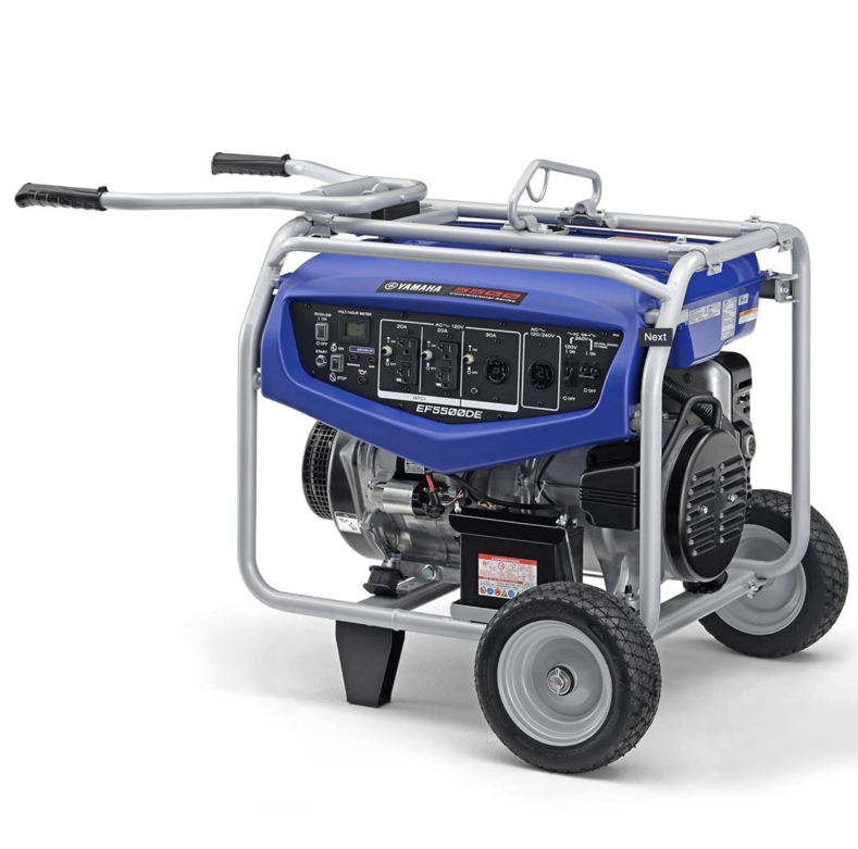 Yamaha EF5500DE 4500W/5500W Electric Start Gas Generator With CO Sensor New
