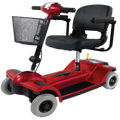 Zip'r 4 Mobility Scooter 4 Wheel 265 lbs. Capacity 24V 12 Miles 4.25MPH TSA Approved Red New