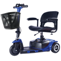 Zip'r Roo 3 Mobility Scooter 3 Wheel 265 lbs. Capacity 24V 12.4 Miles 3.7MPH TSA Approved Blue New