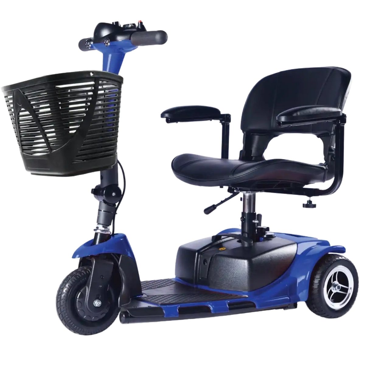 Zip'r Roo 3 Mobility Scooter 3 Wheel 265 lbs. Capacity 24V 12.4 Miles 3.7MPH TSA Approved Blue New