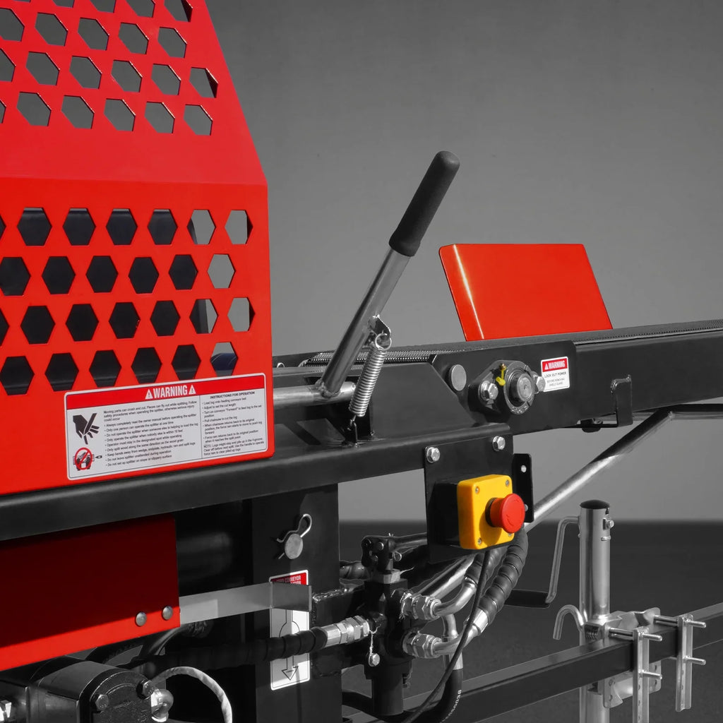 MechMaxx HLS20 Log Splitter Firewood Processor with Conveyor 20 Ton Splitting Force 22.5" x 15" Log Capacity 18" Chainsaw New