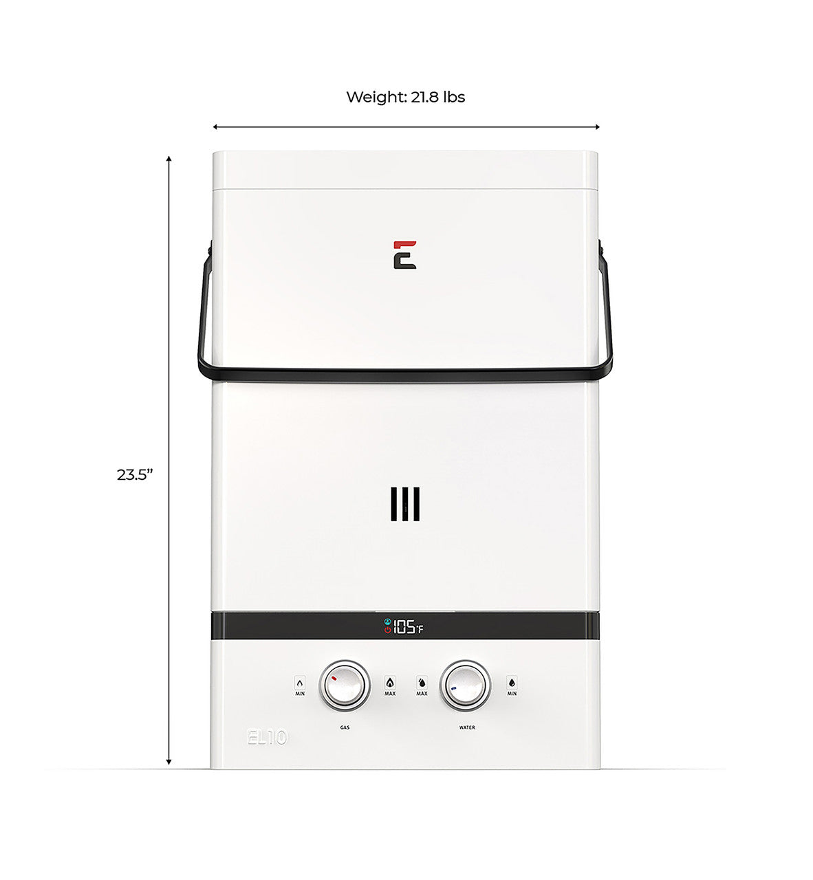 Eccotemp EL10 Luxe Tankless Water Heater Liquid Propane 3.0 GPM Outdoor 80 PSI Open Box