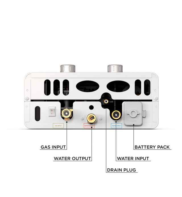 Eccotemp EL5 Luxe Tankless Water Heater Liquid Propane 1.5 GPM Outdoor 80 PSI Open Box
