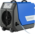 Costway Dehumidifier Commercial 180 Pints 341 CFM Basement/Crawl Space Pump And Drain Hose Blue 37285961 New