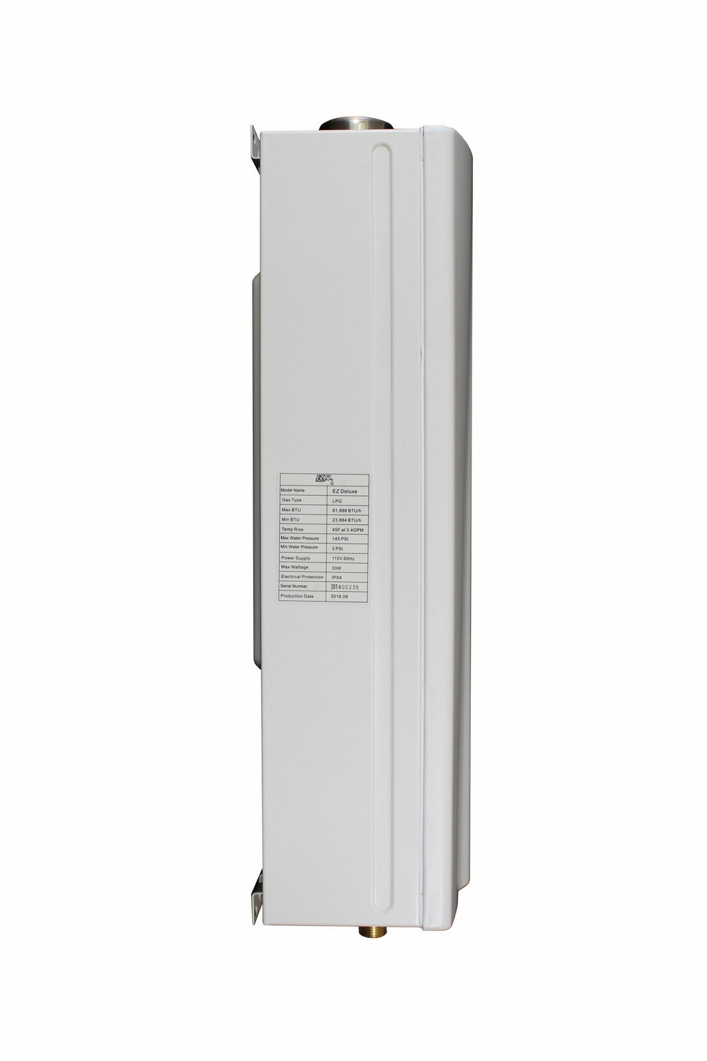 EZ Tankless EZDELUXELP 4.4 GPM 87500 BTU Liquid Propane Indoor Tankless Water Heater with Vent Kit Manufacturer RFB