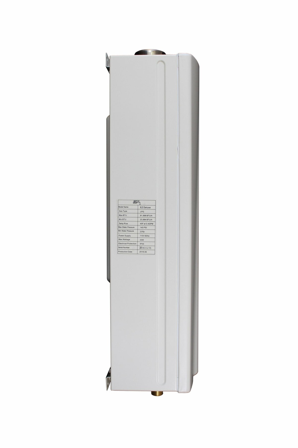 EZ Tankless EZDELUXELP 4.4 GPM 87500 BTU Liquid Propane Indoor Tankless Water Heater with Vent Kit Manufacturer RFB