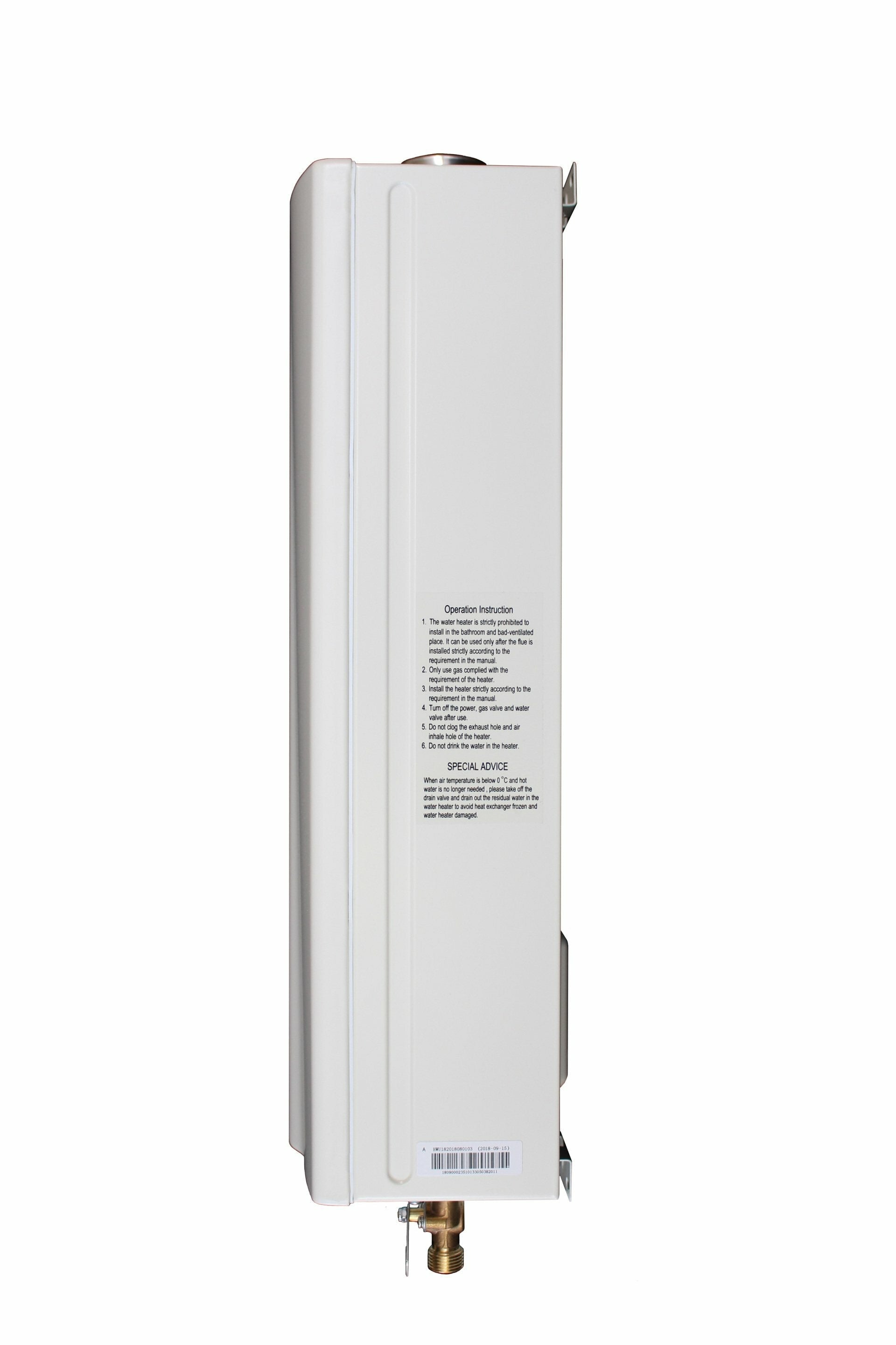 EZ Tankless EZDELUXELP 4.4 GPM 87500 BTU Liquid Propane Indoor Tankless Water Heater with Vent Kit Manufacturer RFB