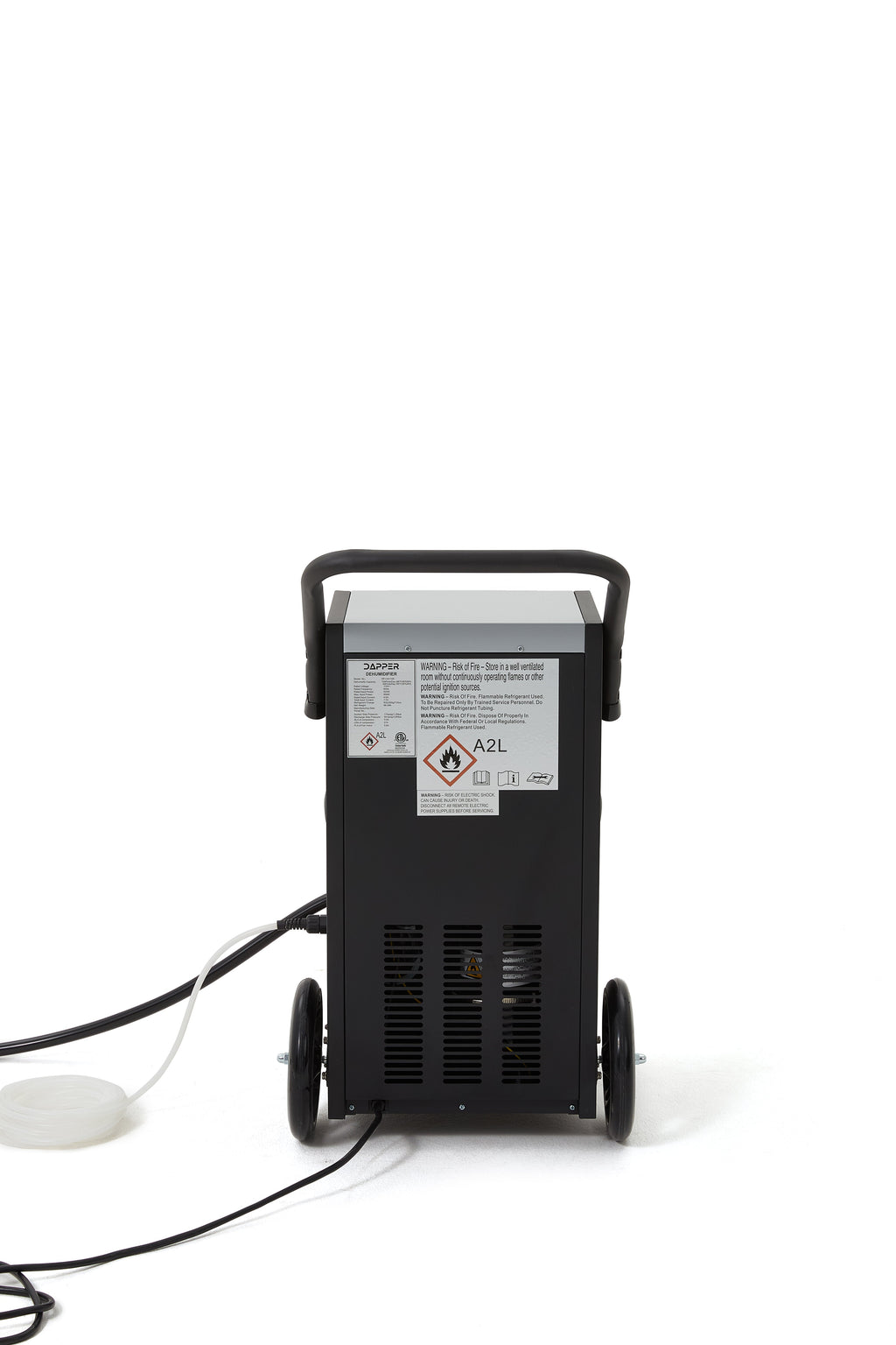 Dapper Supply Commercial Dehumidifier 105-Pint 8,000 Sq. Ft. Coverage with Built-in Pump New
