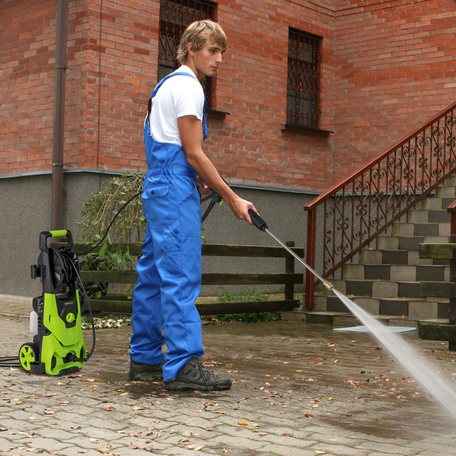 Costway 2150 PSI 1.2 GPM Electric Pressure Washer w/ 4 Quick Connect Nozzles & Foam Cannon 765849321 New