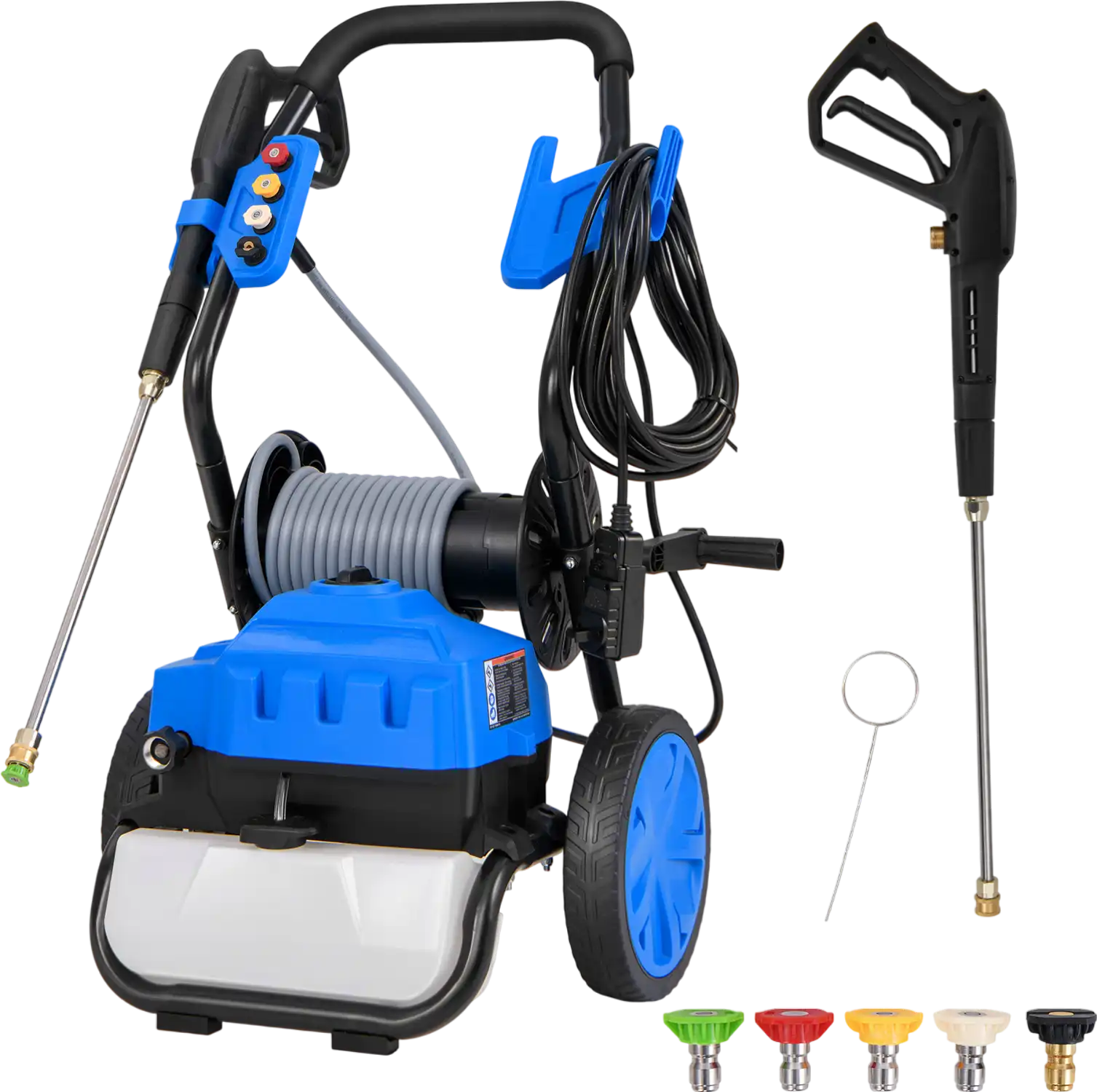 Costway Electric Pressure Washer 2300 PSI 1.8 GPM with Quick Connect Nozzles 83594162 New
