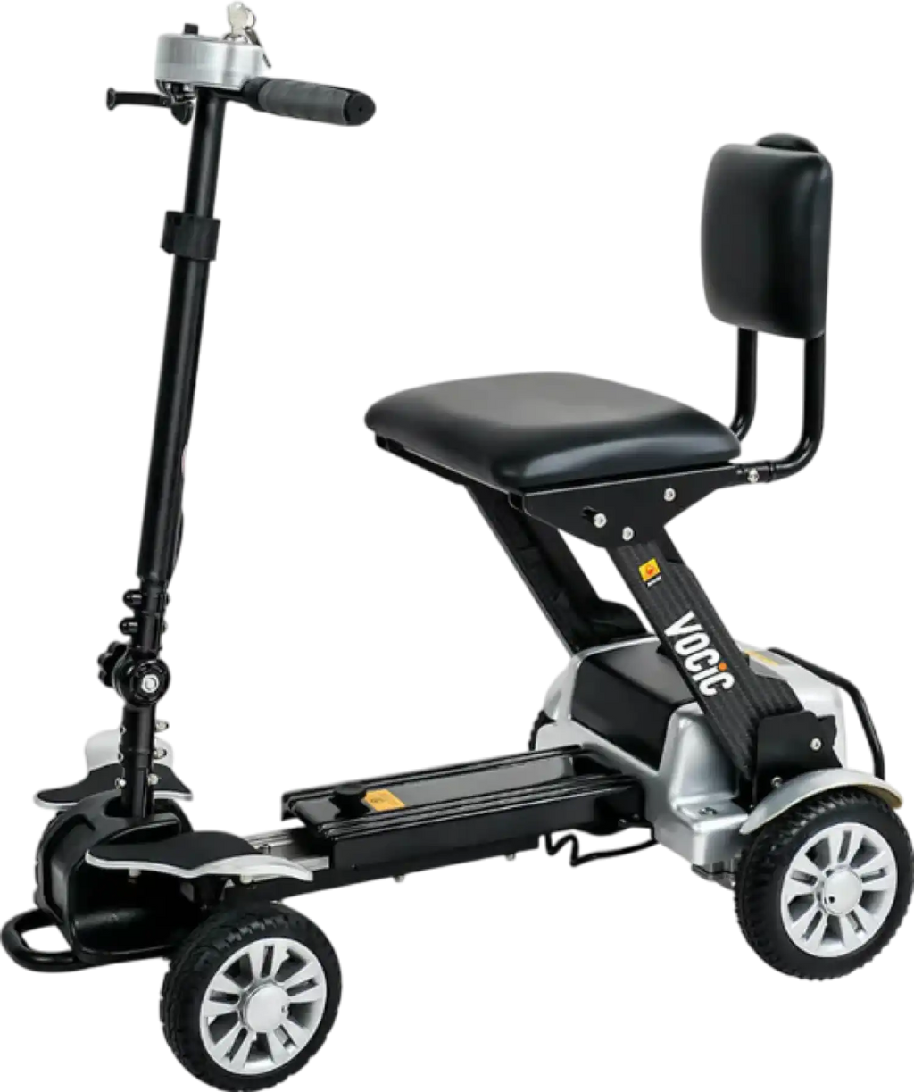 Vocic D71 Carbon Fiber Mobility Scooter Ultra-Lightweight Foldable 24V 180W 3.7 MPH New
