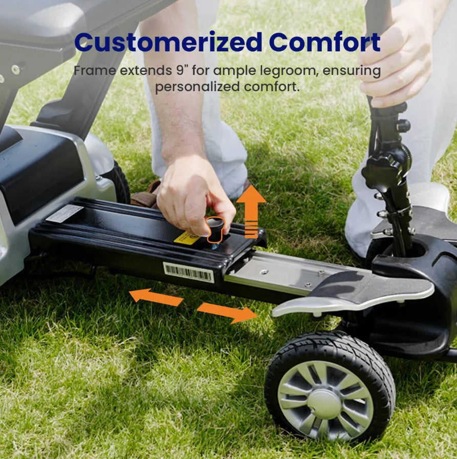 Vocic D71 Carbon Fiber Mobility Scooter Ultra-Lightweight Foldable 24V 180W 3.7 MPH New