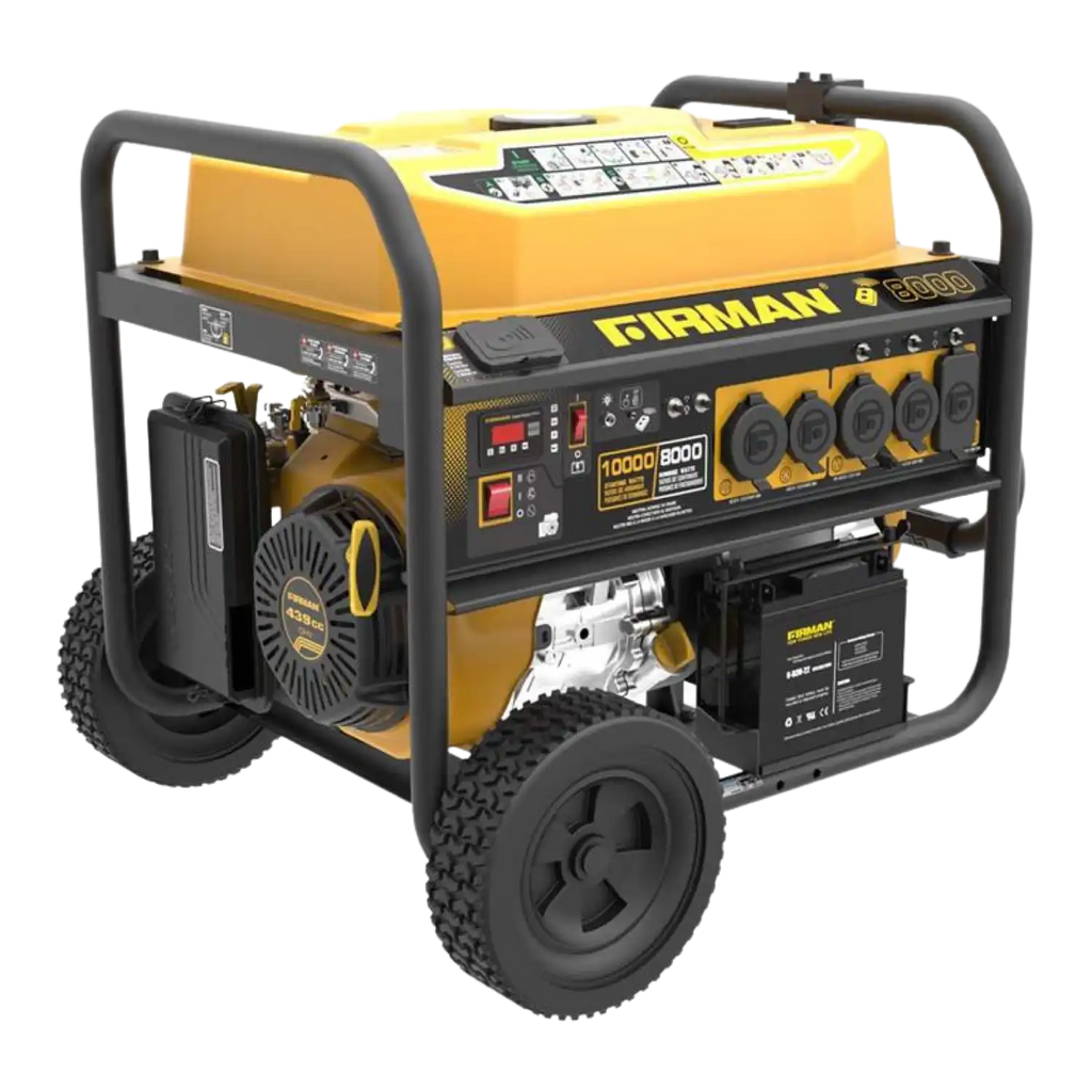 Firman P08003 8000W/10000W 50 Amp Remote Start Gas Generator New