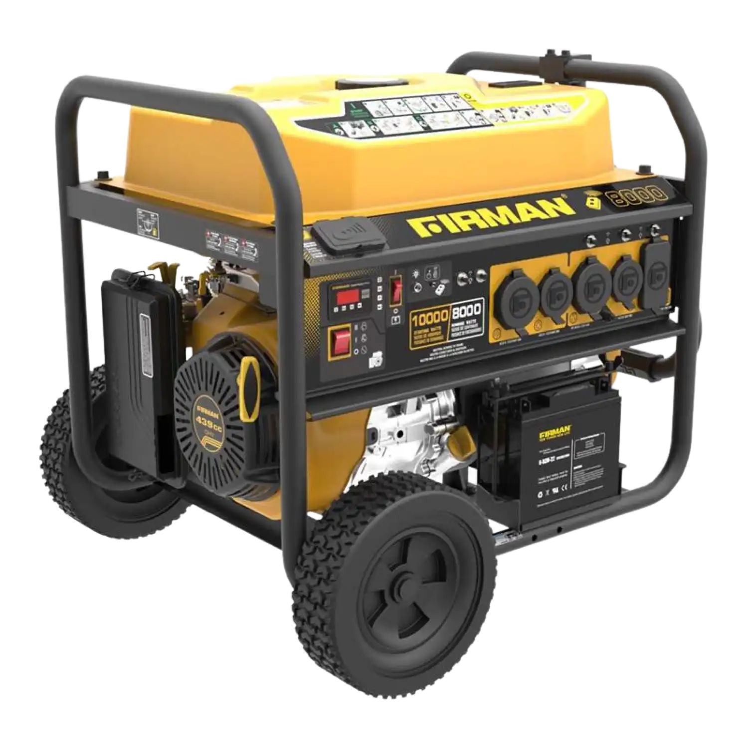 Firman P08003 8000W/10000W 50 Amp Remote Start Gas Generator New