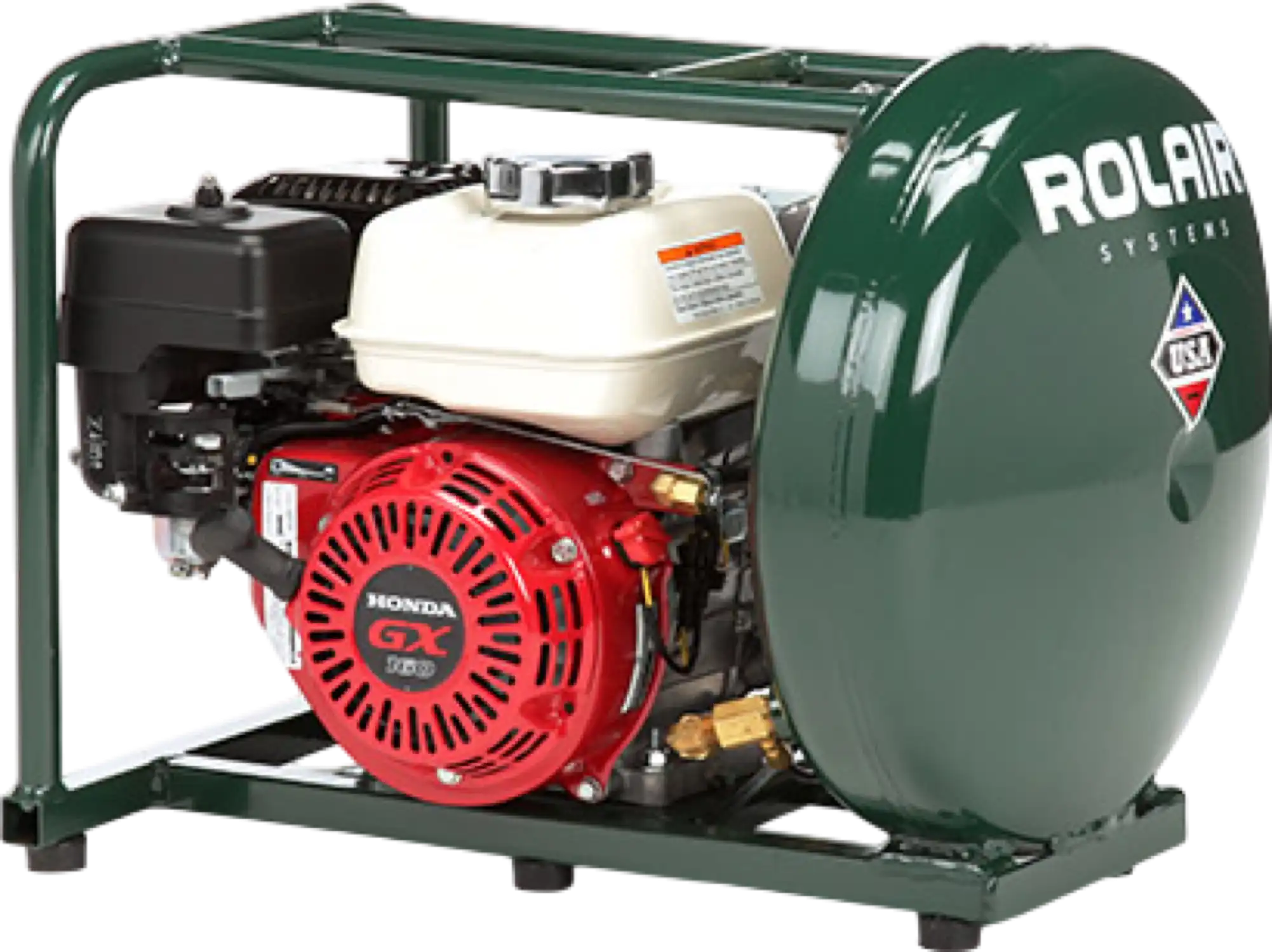 Rolair GD5000PV5H Air Compressor Hand Carry 5 Gal. Gas 5.5 HP Honda GX160 Engine Single Stage Pump New