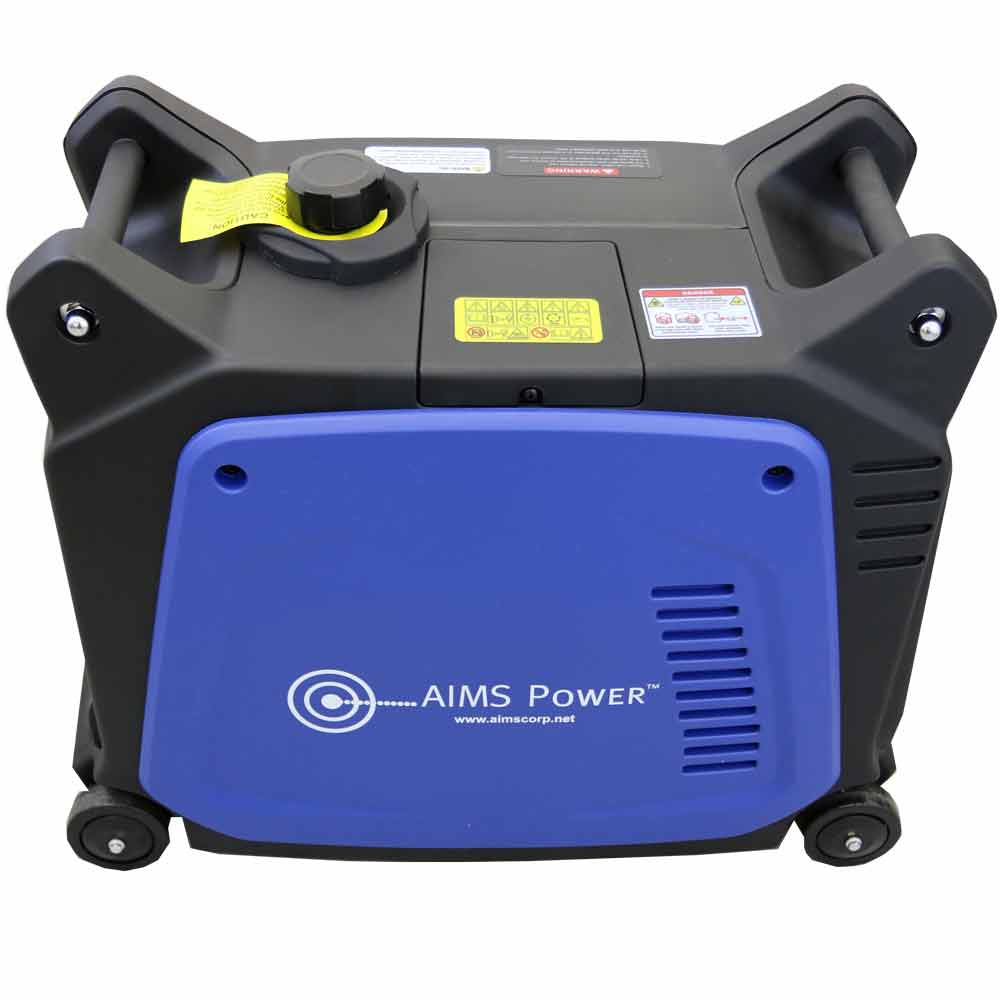 Aims GEN3200W120V 2800W/3200W Generator Gas 30 Amp Low THD Inverter Electric Start Scratch and Dent