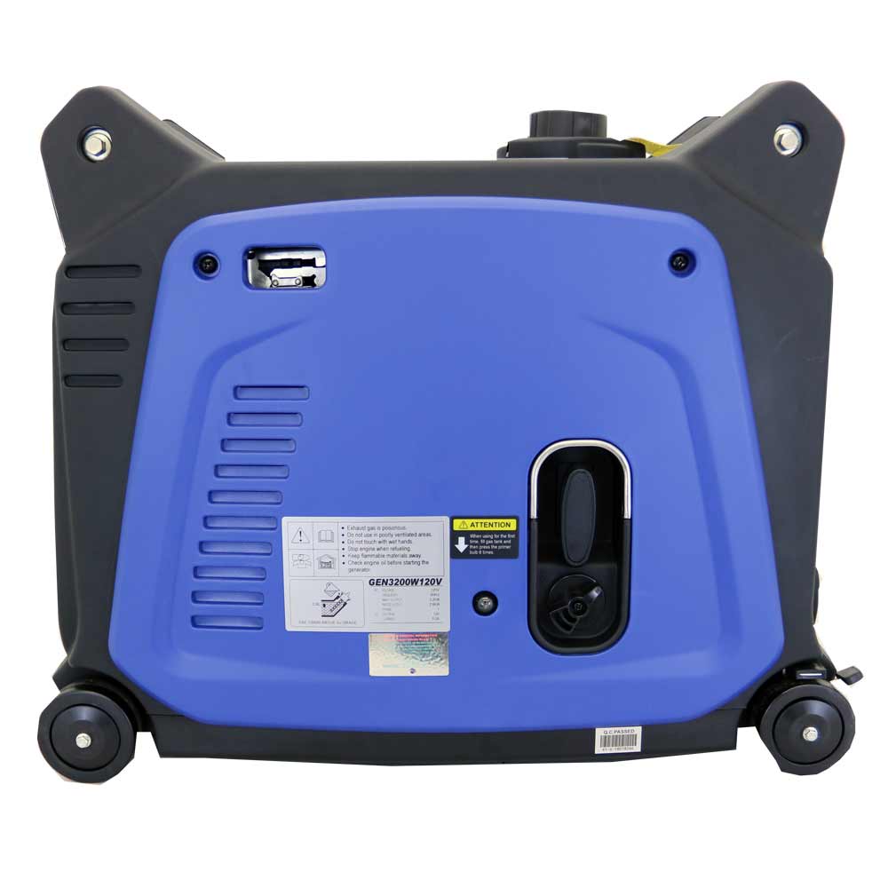 Aims GEN3200W120V 2800W/3200W Generator Gas 30 Amp Low THD Inverter Electric Start Scratch and Dent