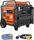 GENMAX GM17000iET 13500W/17000W Generator Tri-Fuel Gas Propane Natural Gas 50A Inverter CO Detect Remote Start New