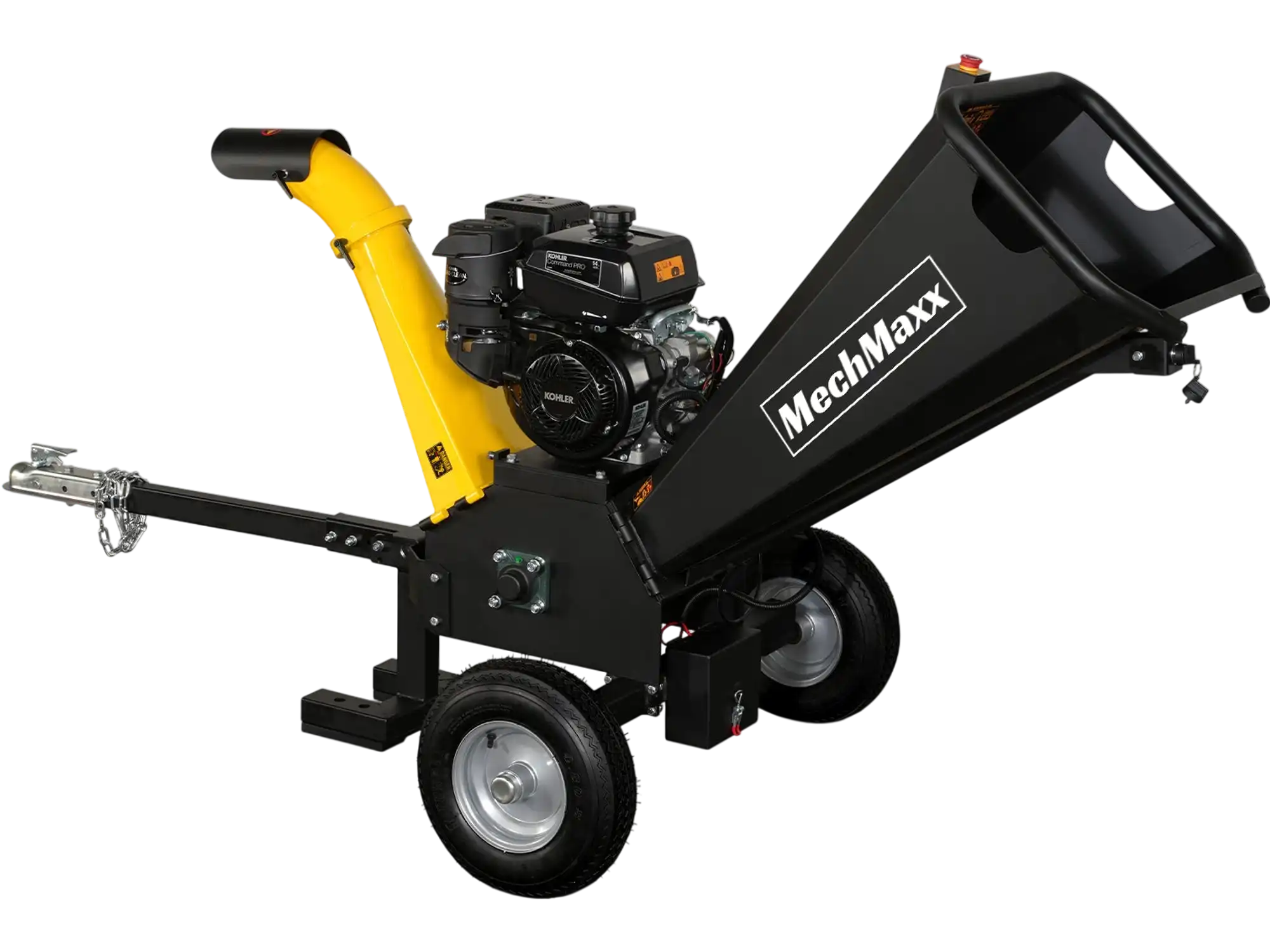 MechMaxx GS1500 Wood Chipper 5" Electric Start KOHLER 429cc Gasoline Engine Powered New