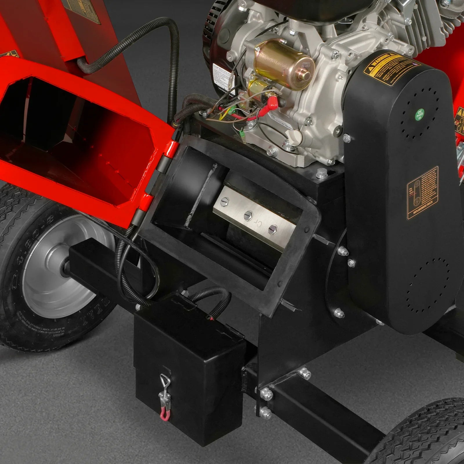 MechMaxx GS1500 Wood Chipper 5" Electric Start ZONSEN 459cc Gasoline Engine Powered New