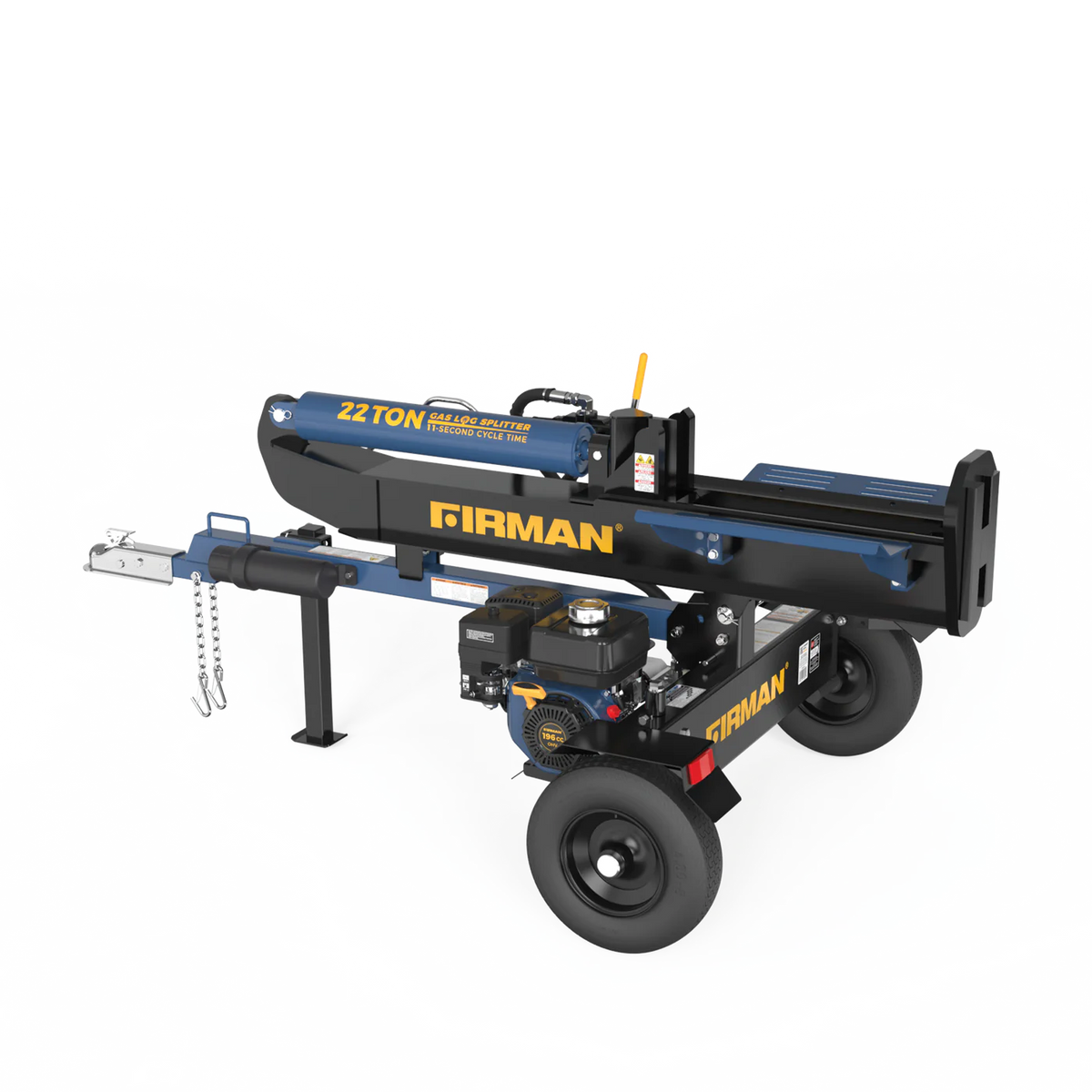 Firman GS2201 Gas Portable Log Splitter 22-Ton Vertical/Horizontal 196cc 6.5HP with Auto Return New
