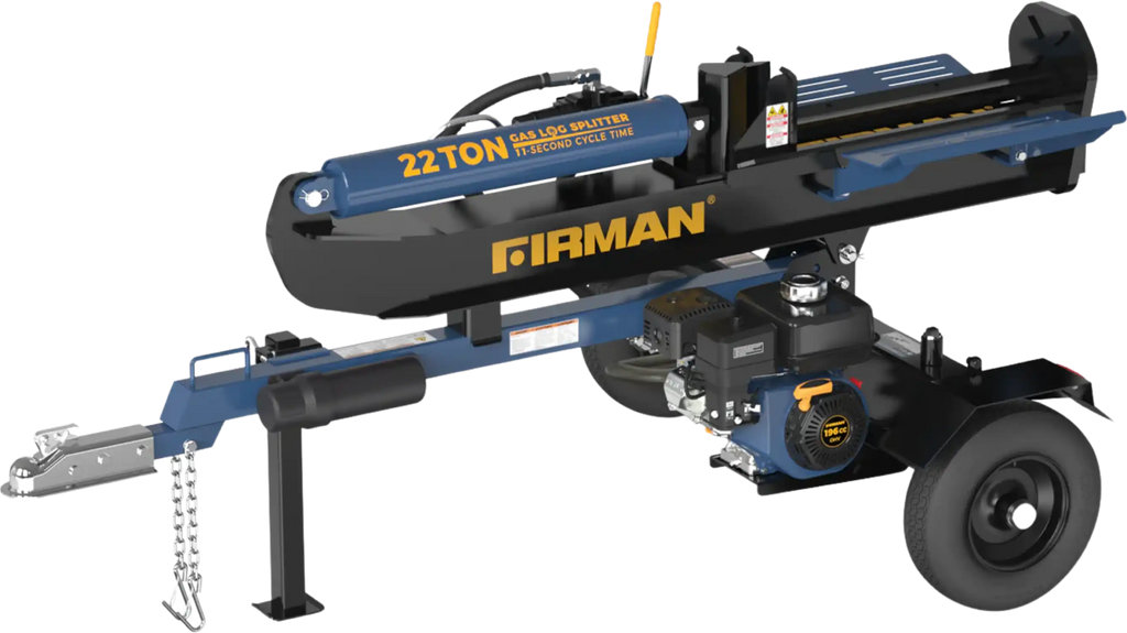 Firman GS2201 Gas Portable Log Splitter 22-Ton Vertical/Horizontal 196cc 6.5HP with Auto Return New