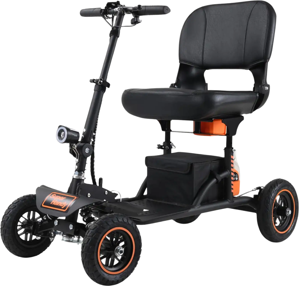 Super Handy GUT161 Explorer Electric Mobility Scooter Pro 48V 2Ah 500W 6.25 MPH Max Speed 12.5 Mile Range New