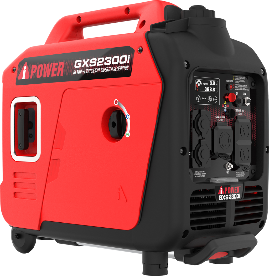 A-iPower GXS2300i 1800W/2300W Generator Gas Low THD Inverter CO Alert New