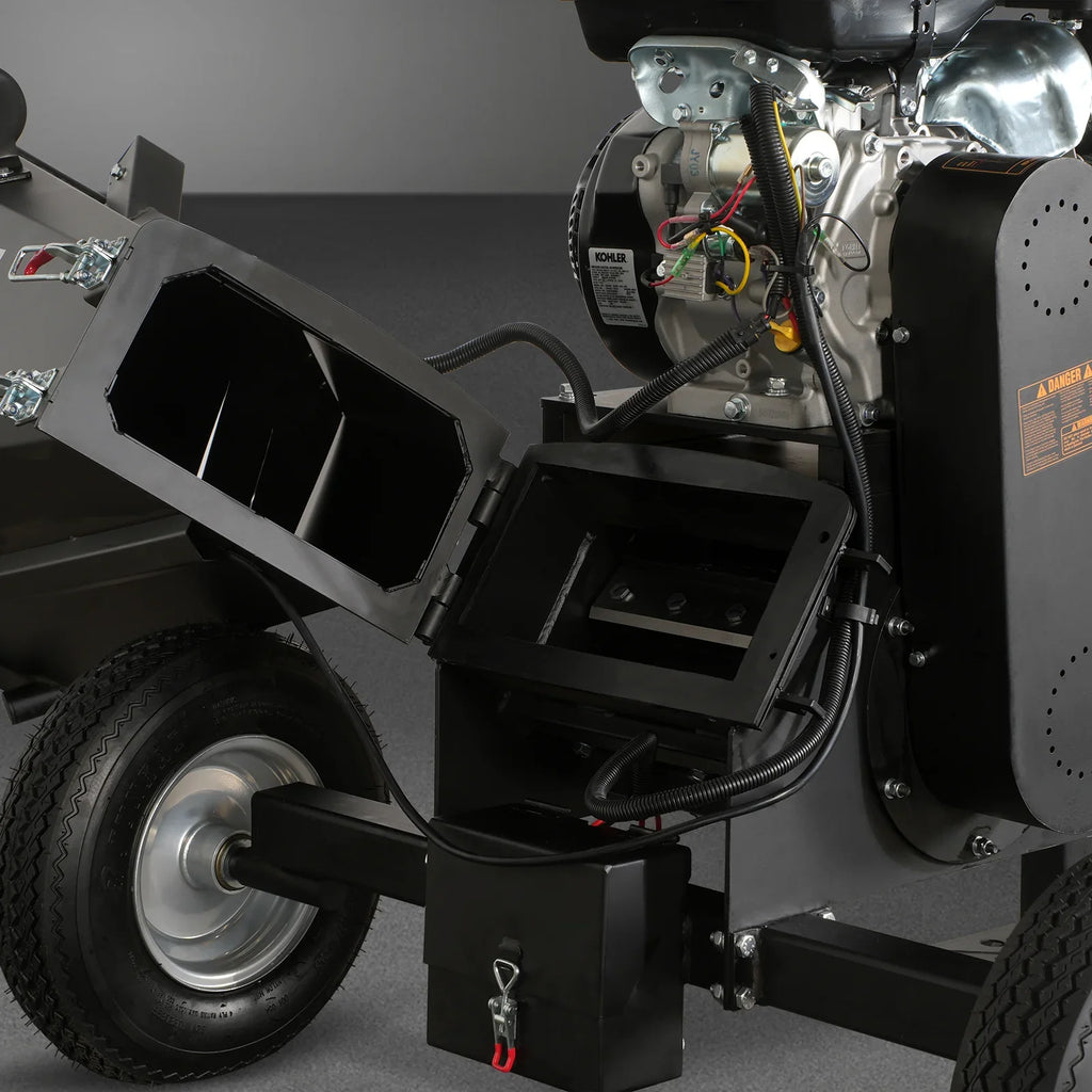 MechMaxx GS1500 Wood Chipper 5" Electric Start KOHLER 429cc Gasoline Engine Powered New