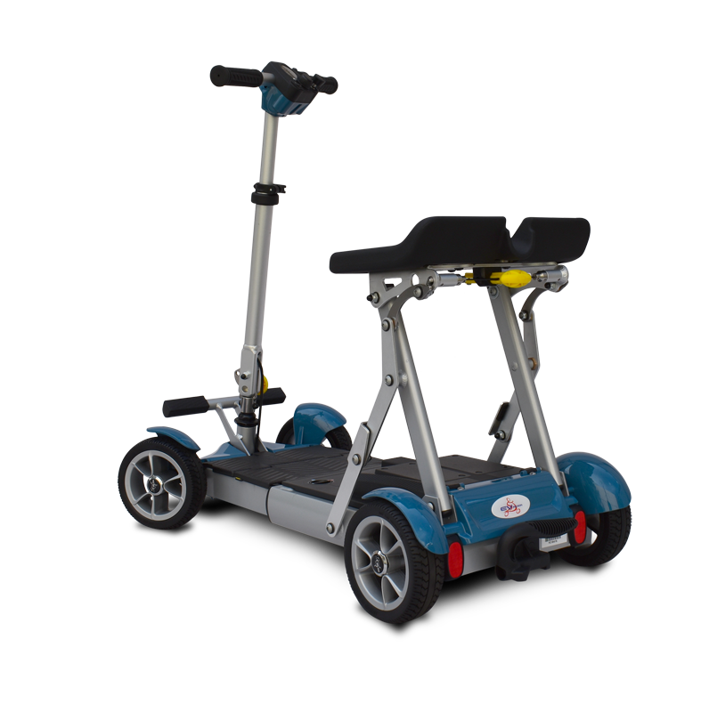 EV Rider Gypsy Q2 Folding Scooter 46 pounds Blue New