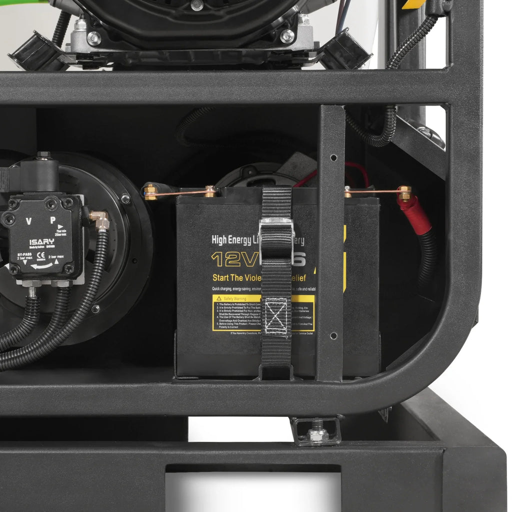 MechMaxx HPW40HBT Pressure Washer 4000 PSI 4 GPM Honda Electric Start Hot Water Skid Mounted w/ 245 Gal Tank New