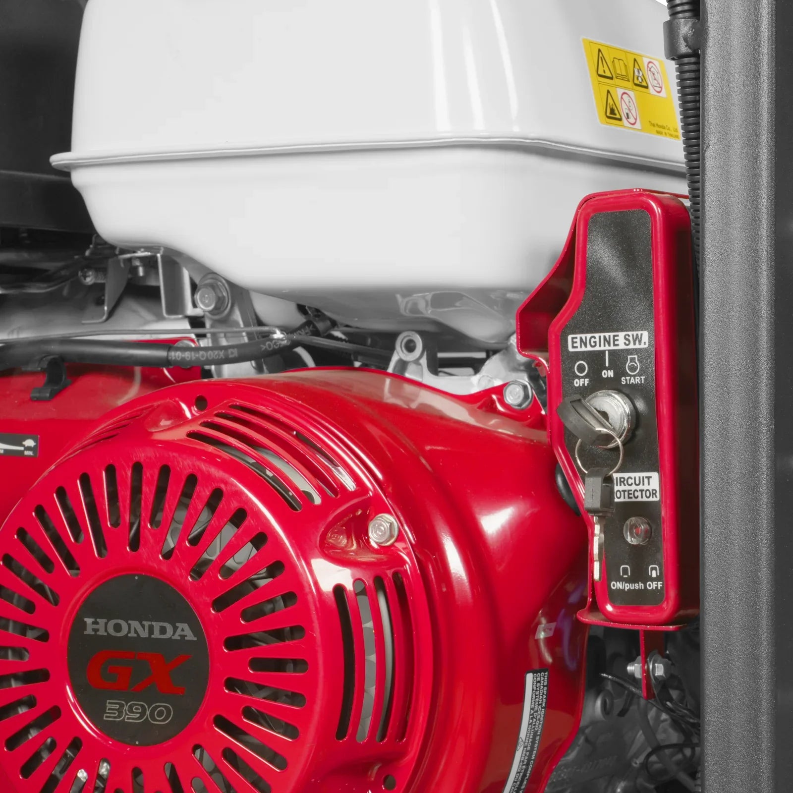 MechMaxx HPW40HBT Pressure Washer 4000 PSI 4 GPM Honda Electric Start Hot Water Skid Mounted w/ 245 Gal Tank New