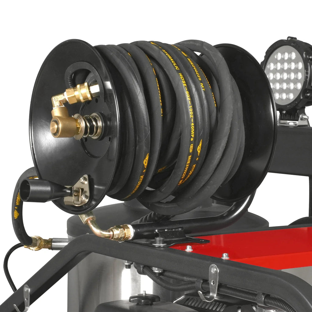MechMaxx HPW40HT Pressure Washer 4000 PSI 4 GPM Honda Electric Start Hot Water Skid Mounted 175 Gal Tank New