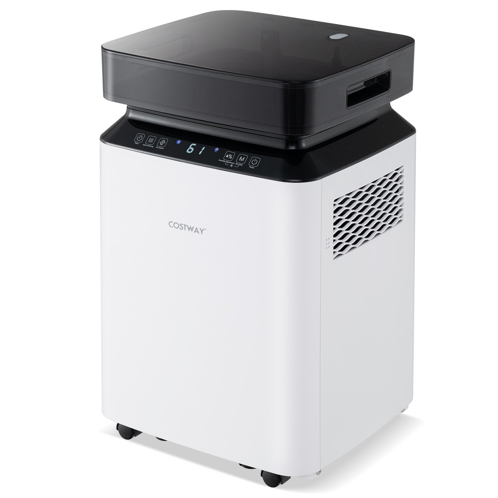 Costway 70/90 Pint 4500/6000 Sq. Ft. Dehumidifier Continuous Auto Mode 73621459 New
