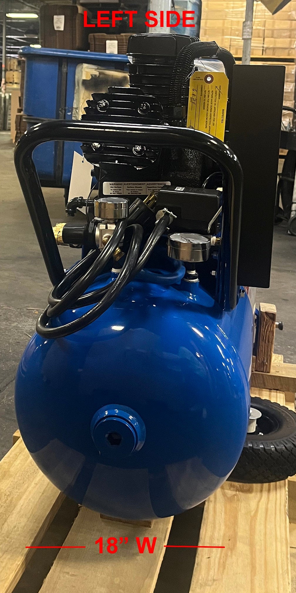 Eagle P5125H1 Air Compressor Portable 150 PSI 25 Gal. 18.5 CFM 5 HP Electric 220V New