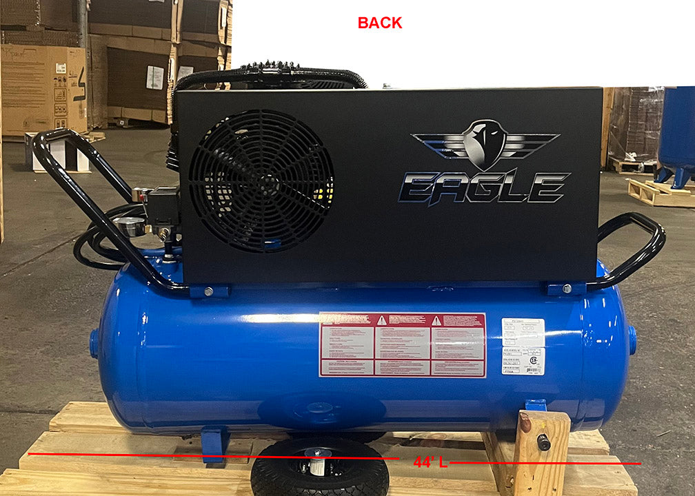 Eagle P5125H1 Air Compressor Portable 150 PSI 25 Gal. 18.5 CFM 5 HP Electric 220V New