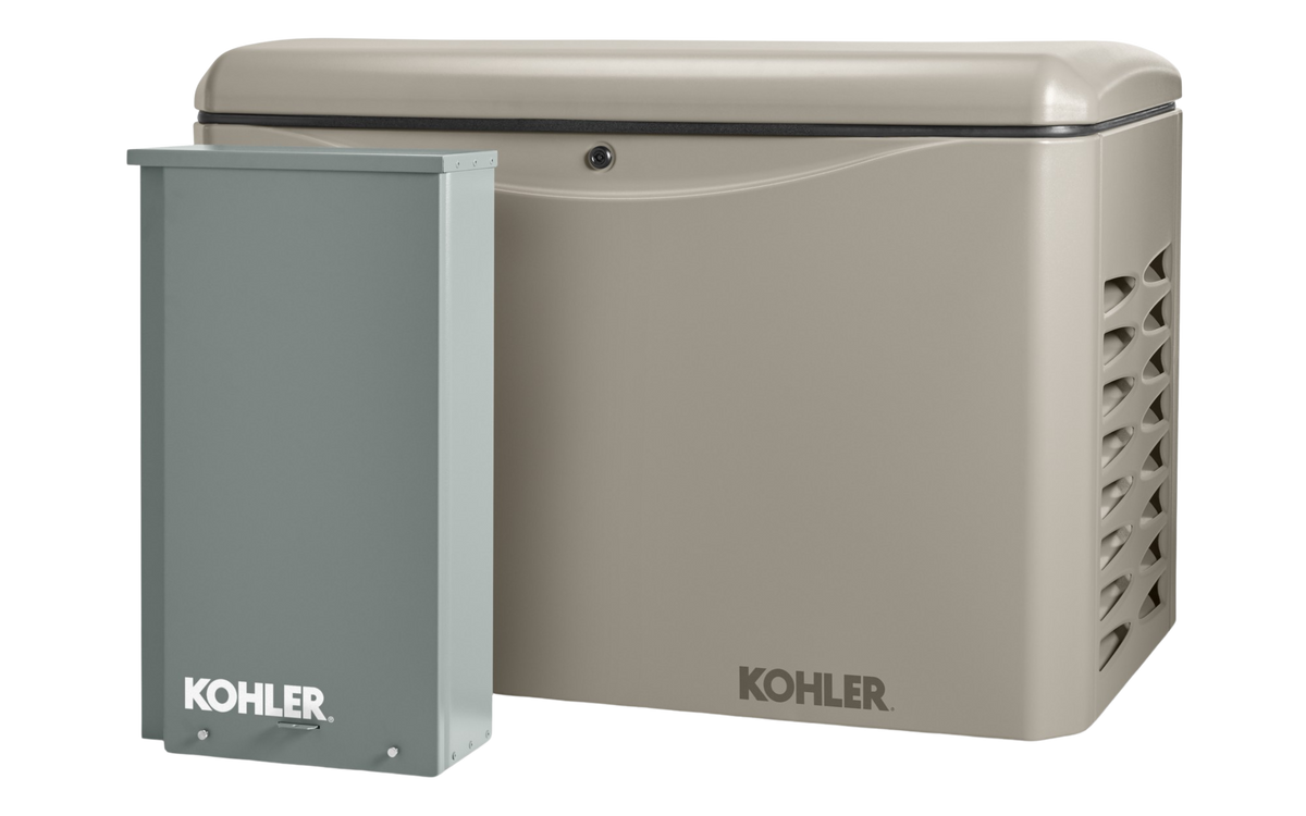 Kohler 20RCAL-200SELS 20KW Standby Generator Air Cooled with 200 Amp Automatic Transfer Switch and App Connect New