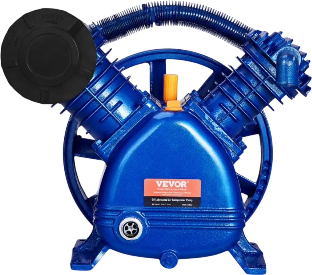 Vevor Twin-Cylinder Air Compressor Pump Head 5.5HP 5.75 CFM @ 90 PSI New
