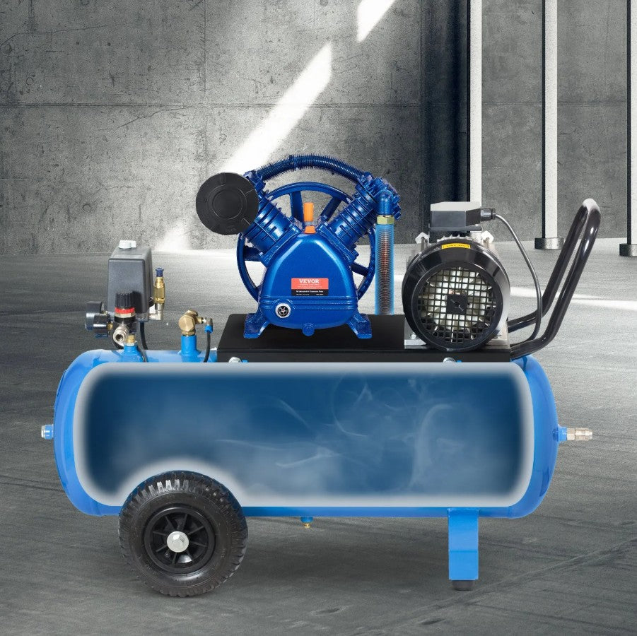 Vevor Twin-Cylinder Air Compressor Pump Head 5.5HP 5.75 CFM @ 90 PSI New