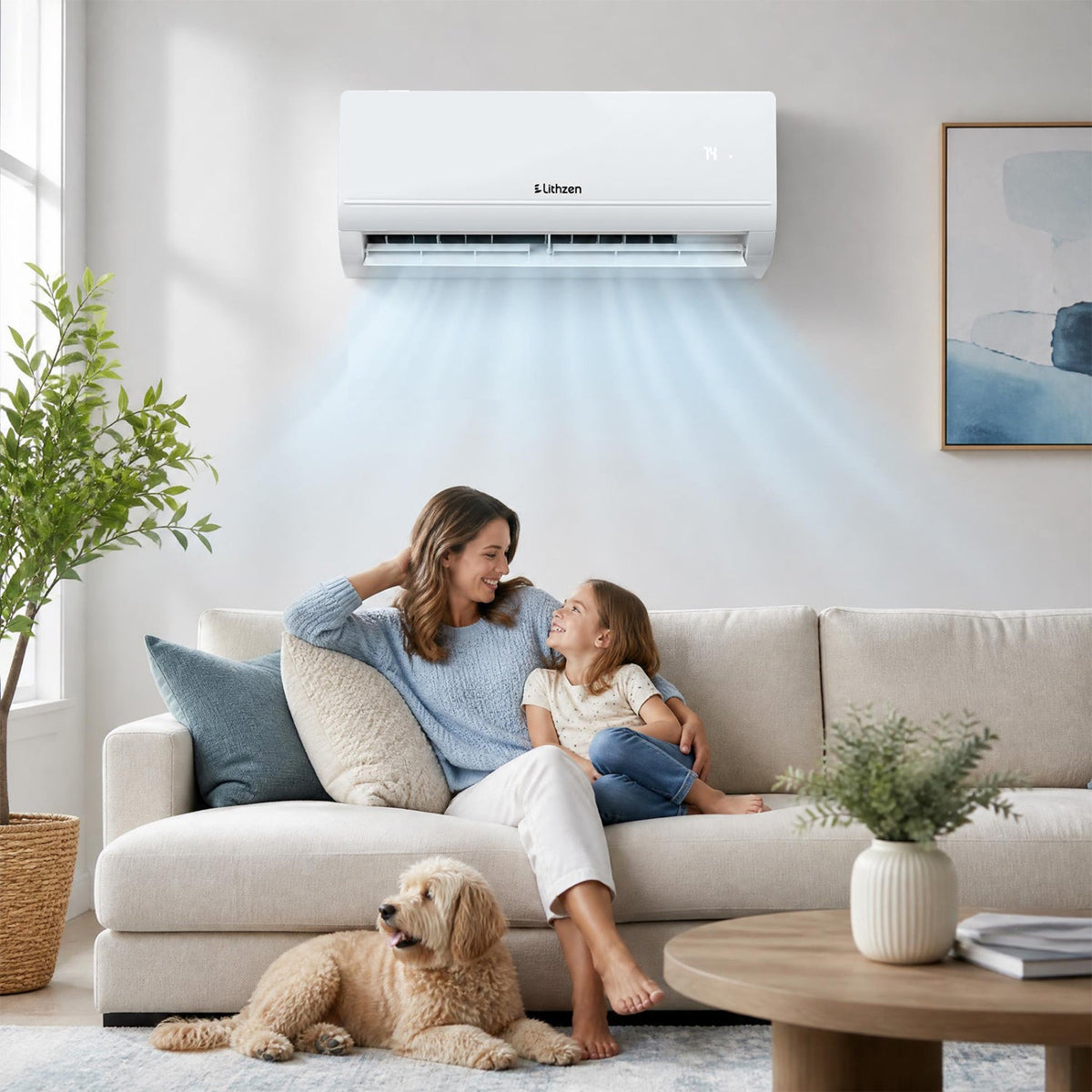 Costway 12,000 BTU 115V 17 SEER2 WiFi Mini Split Air Conditioner Heater 28157153 New