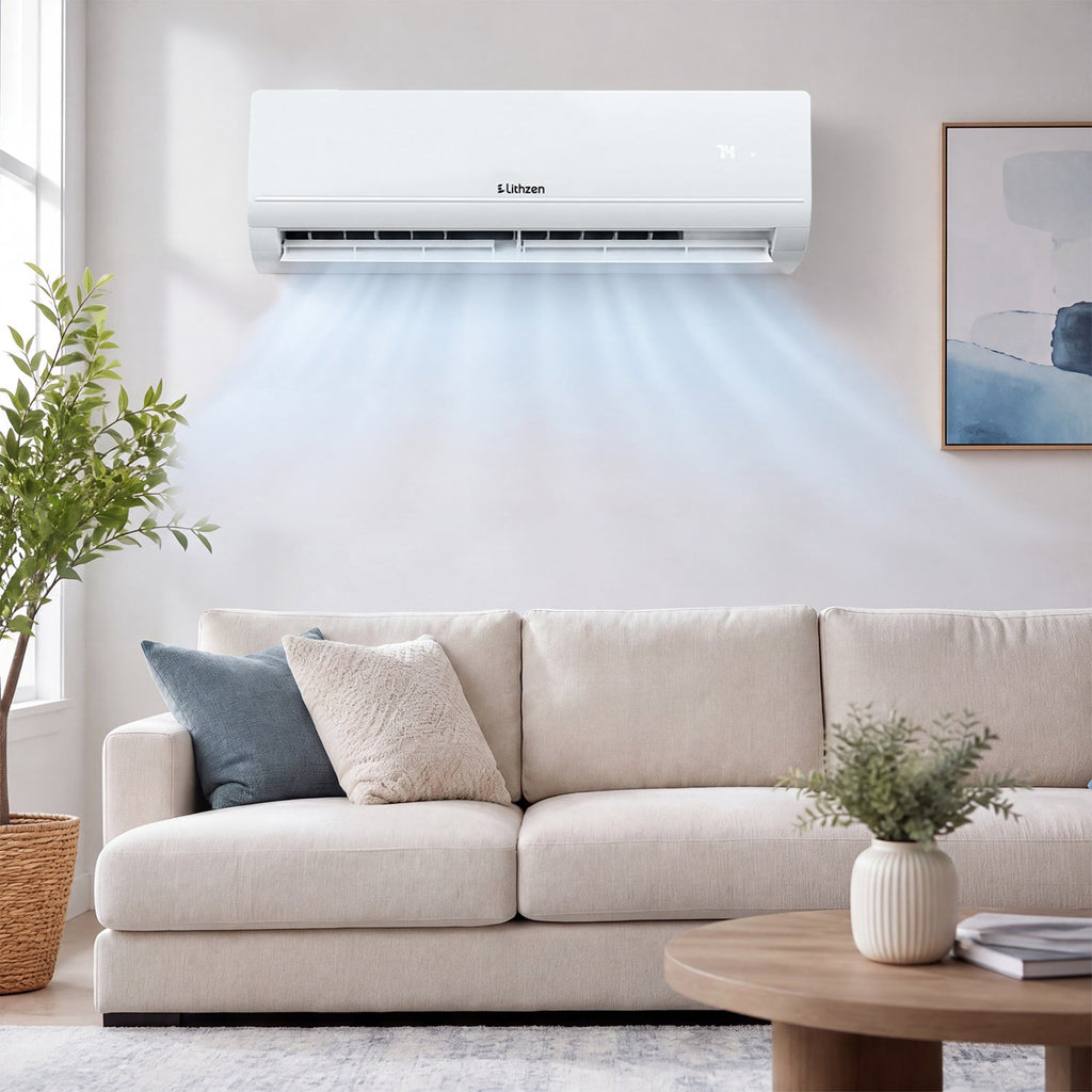 Costway 24000 BTU 17 SEER2 WiFi Mini Split Air Conditioner Heater 208-230V 93032388 New