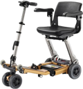 Freerider Luggie Golden Elite Mobility Scooter Folding Omni Suspension 4 MPH 15 Mile Range New