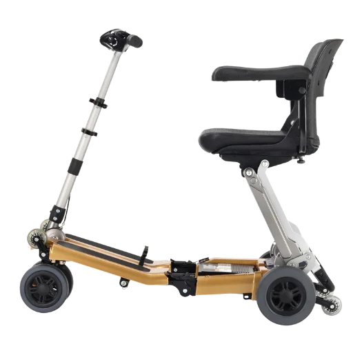 Freerider Luggie Golden Elite Mobility Scooter Folding Omni Suspension 4 MPH 15 Mile Range New