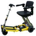 Freerider Luggie Standard Folding Travel Scooter Yellow Open Box