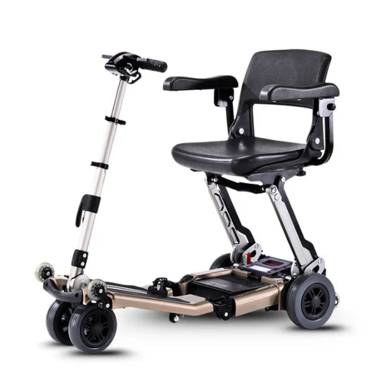 Freerider Luggie Elite Travel Scooter Foldable 4 MPH 15 Mile Range Lithium Battery New