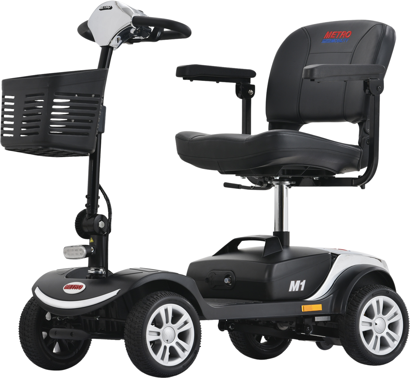 Metro Mobility M1 Mobility Scooter 4 Wheel Electric 24V 12Ah 300W 4.97 MPH 10 Mile Range Manufacturer RFB