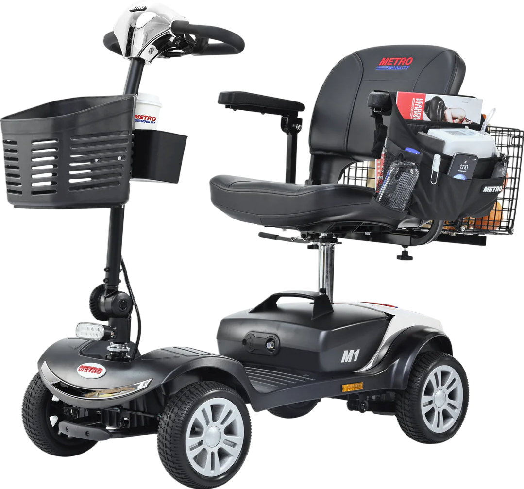 Metro Mobility M1 Mobility Scooter 4 Wheel Electric 24V 12Ah 300W 4.97 MPH 10 Mile Range New