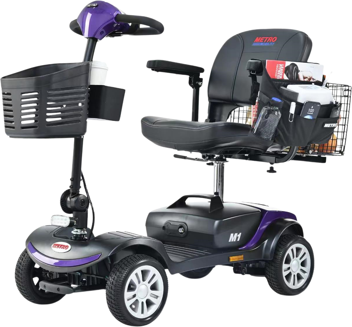 Metro Mobility M1 Mobility Scooter 4 Wheel Electric 24V 12Ah 300W 4.97 MPH 10 Mile Range New