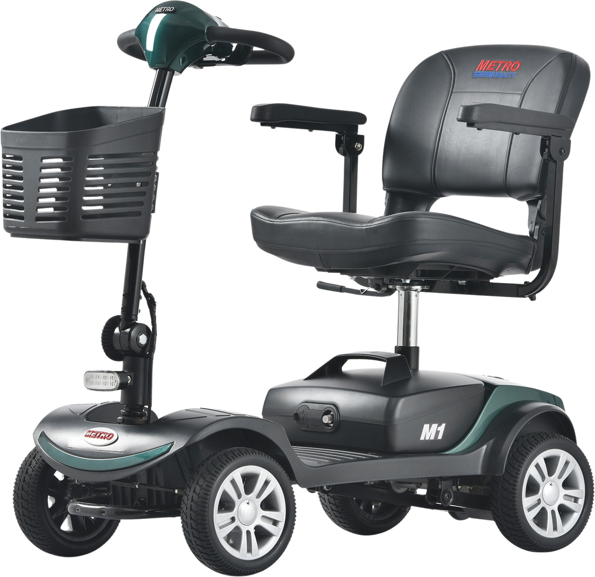 Metro Mobility M1 Mobility Scooter 4 Wheel Electric 24V 12Ah 300W 4.97 MPH 10 Mile Range Manufacturer RFB